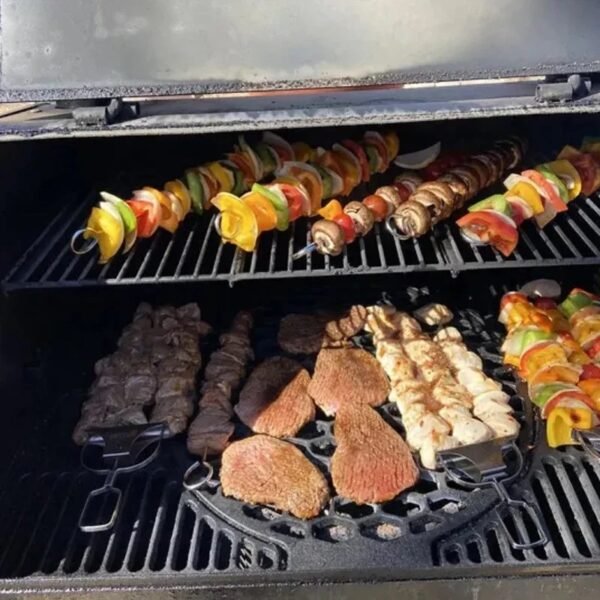 3 Way Grilling Skewers, Stainless Steel Skewers For BBQ