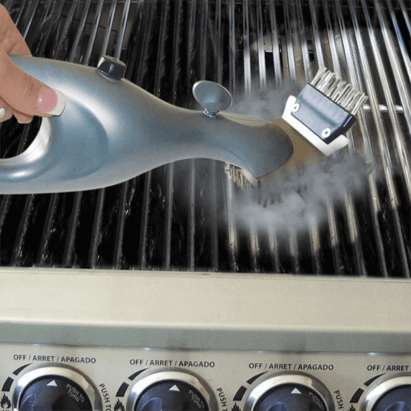 BBQ Vapor Cleaner Brush Handheld Barbecue Rack Cleaning Water Brush Oil Fume Cleaning Brush Easily Clean Dirt