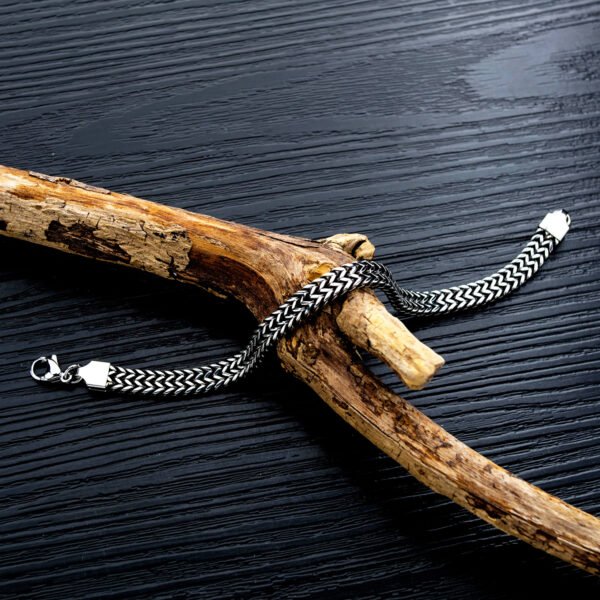 Fashionable Titanium Steel Men's Personality All-match Keel Bracelet