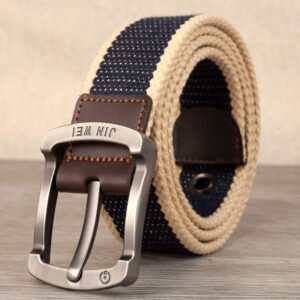 Men's Outdoor Casual Pin Buckle Canvas Belt