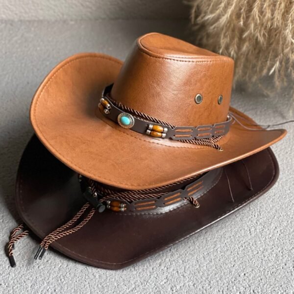 Western Cowboy Hat Outdoor Sun Protection Sun Travel Hat